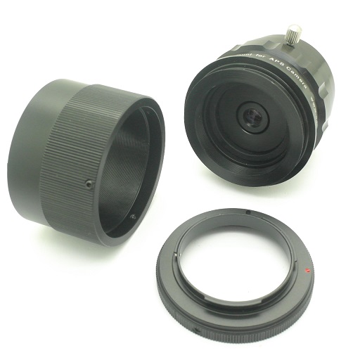 Convertitore microscopio uscita C mount a fotocamere APS Nikon Canon  Sony ecc