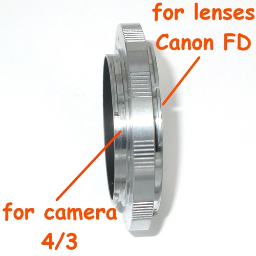 4/3 anello adattatore a obiettivo Canon FD versione MACRO raccordo adapter