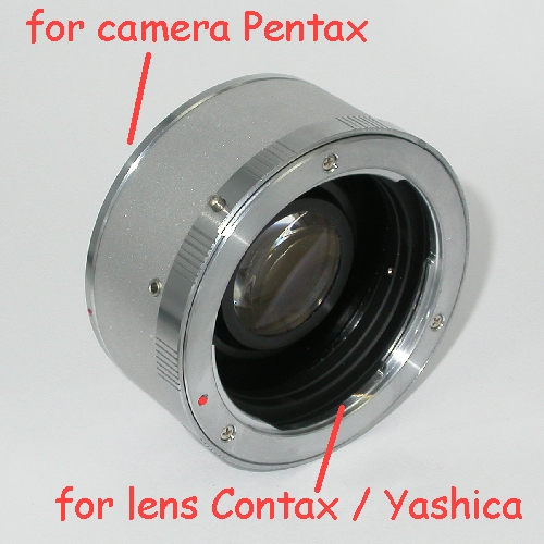 Pentax Adattatore APO per obiettivo Contax / Yashica anello raccordo Adpter ring
