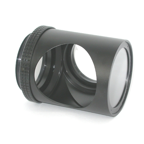 Deviatore angolare specchio segreto per obiettivi fografici con filetto Ø 58 mm