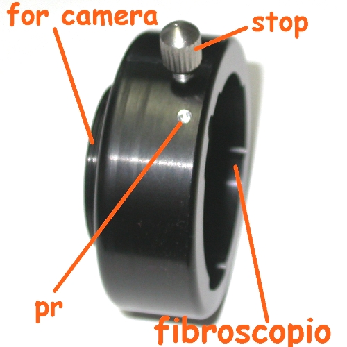 RACCORDO foto per  FIBROSCOPIO OLYMPUS  BF tipe XT 40 BF-40