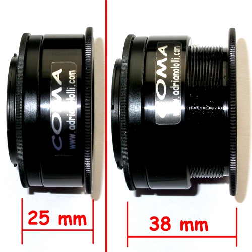 micro 4/3 adapter Enlarging Lens focuses x ingranditore 39x1 con messa a fuoco B