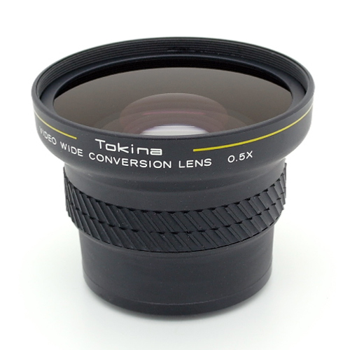 Aggiuntivo grandangolare Tokina 0.5X video wide conversion lens Ø 46mm