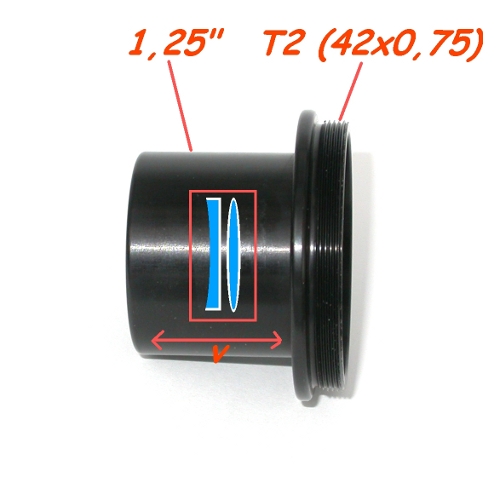 CORONADO PST e telescopi Newton  estrattore di fuoco per camere CCD CMOS  T2