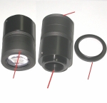 Raccordo Ottico meccanico per microscopi C Cs mount a fotocamere 37 - 43 mm WA