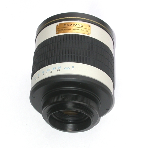 Obiettivo tele 500mm F6.3 disponibile per Nikon Canon Sony Pentax Micro 4/3 ecc.