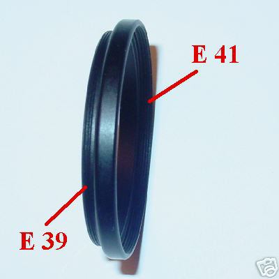 LEICA anello riduzione filtri E39 E 39 a filtro E41 E 41 ADAPTER FILTER 