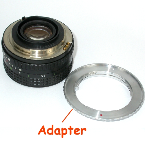 Canon EOS adattatore con MICROCHIP per ottiche  slr  PRAKTICA B Raccordo Adapter