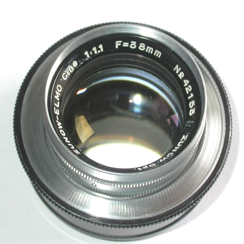 MODIFICA  obiettivo ZUNOW - ELMO  f = 38 mm 1: 1,1 a fotocamere micro 4/3