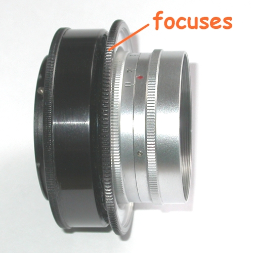 MODIFICA  obiettivo ZUNOW - ELMO  f = 38 mm 1: 1,1 a fotocamere micro 4/3
