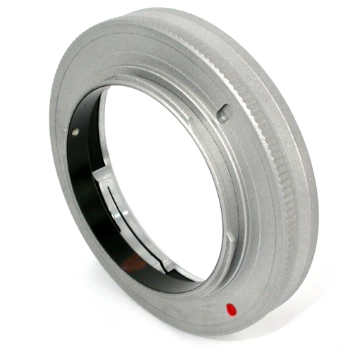 SONY NEX ( E mount ) adattatore raccordo per ottiche Leica serie M silver