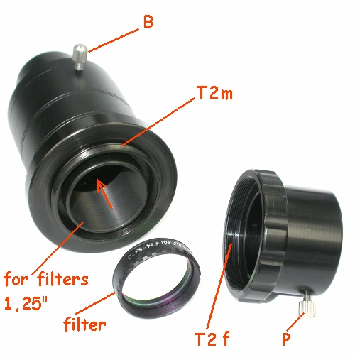 SPECTRAL ADAPTER adattatore distanziatore per filtro tipo SA attacco 31,8mm 1,25