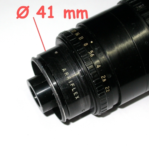 micro 4/3 anello raccordo a innesto ARRIFLEX con terminale AATON 16mm 