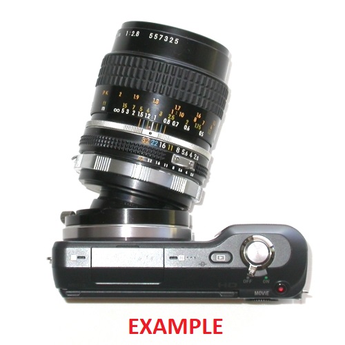 Sony NEX E-mount adapter BASCULANTE x Contax Leica Pentax Olympus ecc. tilt lens
