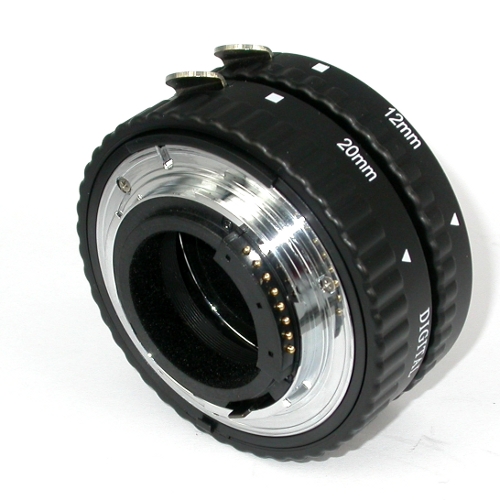 Nikon AI - AF Set due tubi prolunga per foto MACRO  con trasmissione elettrica