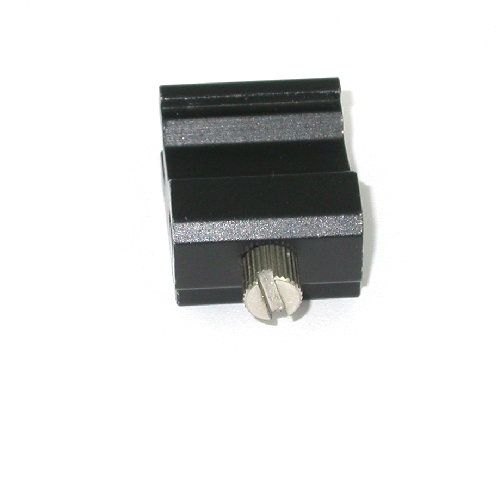 Slitta porta flash in metallo con attatto per cavalletto filetto standard 1/4 ''