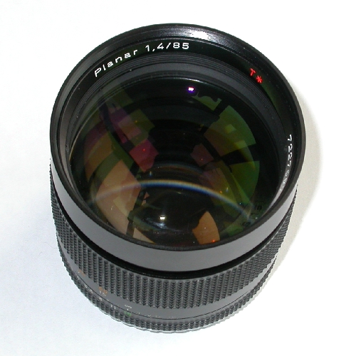 MODIFICA obiettivo Contax Planar 85 1.4 x compatibilità su Canon eos Full Frame