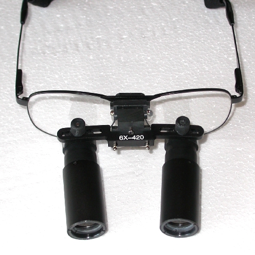 NUOVI occhiali ingrandenti prismatici 6X distanza di lavoro 420mm