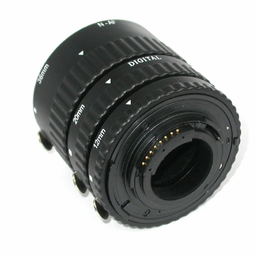 Nikon AF Set tubi prolunga ECO per foto MACRO con trasmissione elettrica
