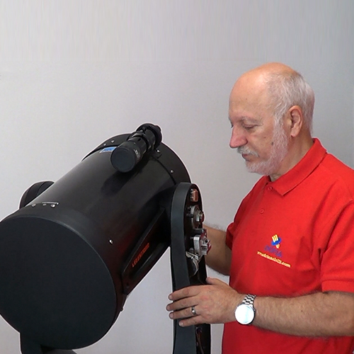 Modifica Celestron CPC 11 per accesso a regolazione frizione