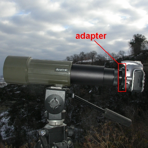 Swarovski CT CTS Adattatore per fotocamere nikon/canon/pentax/sony/olympus...