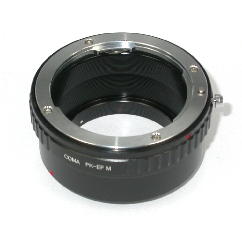 Canon Eos M anello raccordo a obiettivo Pentax K