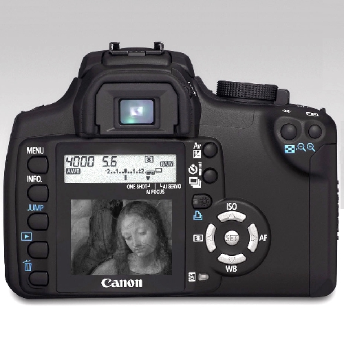 Fotocamera Canon Eos 350 full spectrum per astrofotografia ed uso scientifico 
