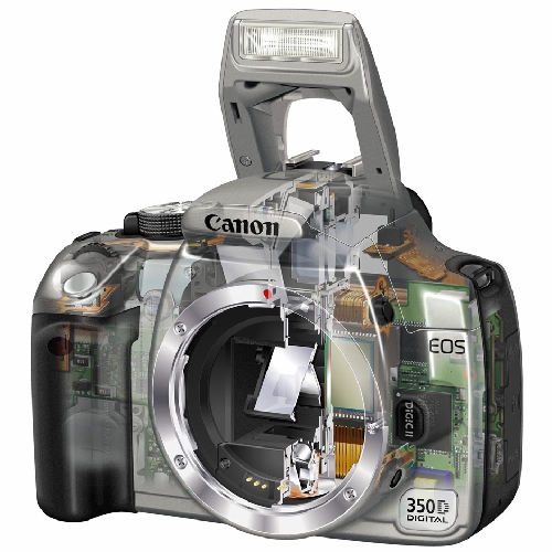 Fotocamera Canon Eos 350 full spectrum per astrofotografia ed uso scientifico 