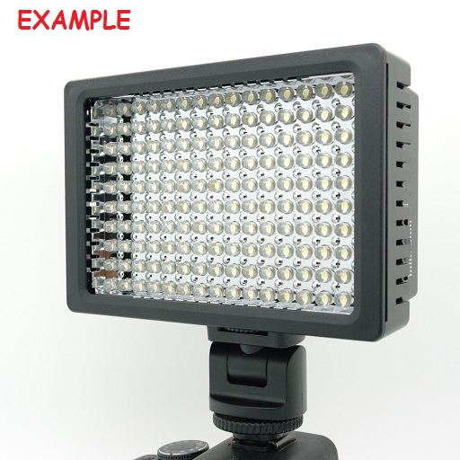 Illuminatore 160 LED portatile per video e foto con accessori