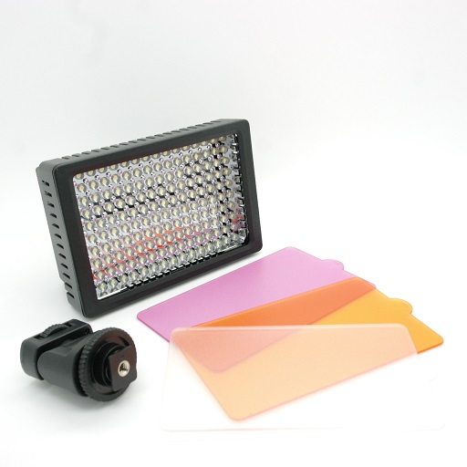 Illuminatore 160 LED portatile per video e foto con accessori