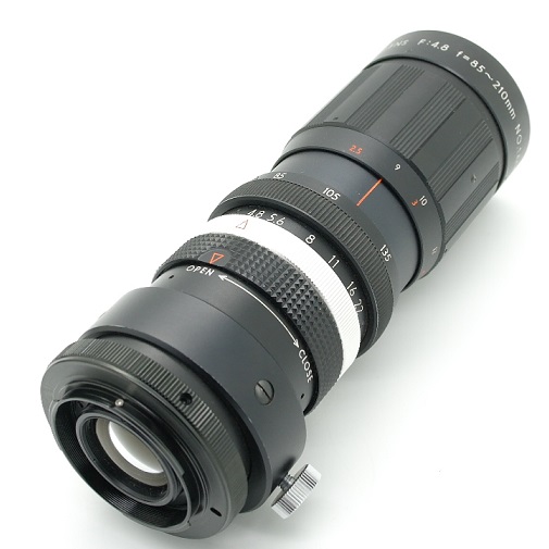 Obiettivo Sun Hi-Tele ZOOM LENS F:4,8  f = 85  210mm innesto Nikon, Canon , K 