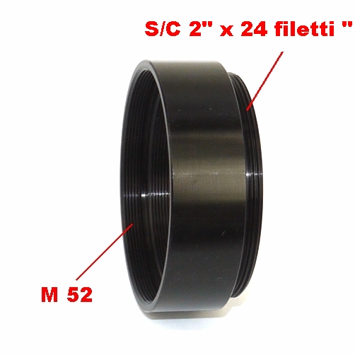 Raccordo SX Slimline OAG (STC 2-24) a spianatoreTakahashi FS-60 CB Flattener