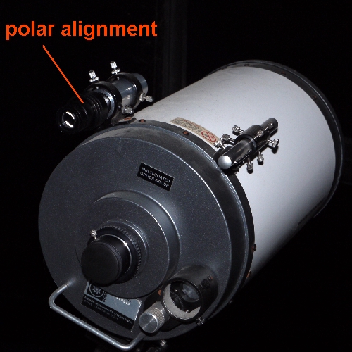 Puntatore polare cercatore con reticolo di allineamento Ø 32mm