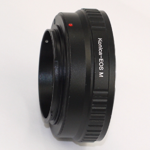 Canon EOS M a obiettivo KONICA manual focus