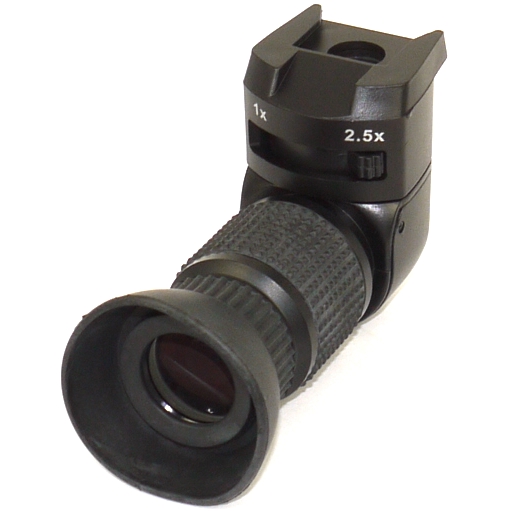 MIRINO ANGOLARE 1X - 2,5 X universale Canon Nikon Pentax Leica ...