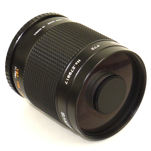 Obiettivo tele 500mm F8 disponibile per Nikon Canon Sony Pentax Micro 4/3 ecc.