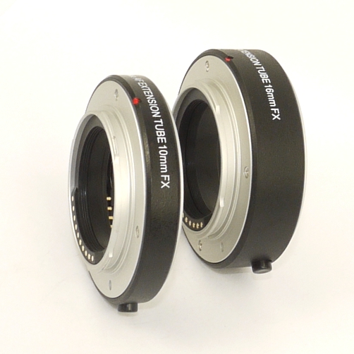 Fujifilm FX Set due tubi prolunga per foto MACRO  con trasmissione elettrica
