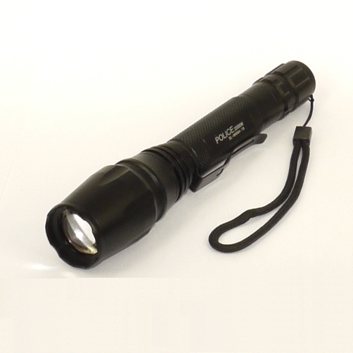 Torcia segnalatore Lampada portatile zoom CREE T6 100,000 lumens ricaricabile