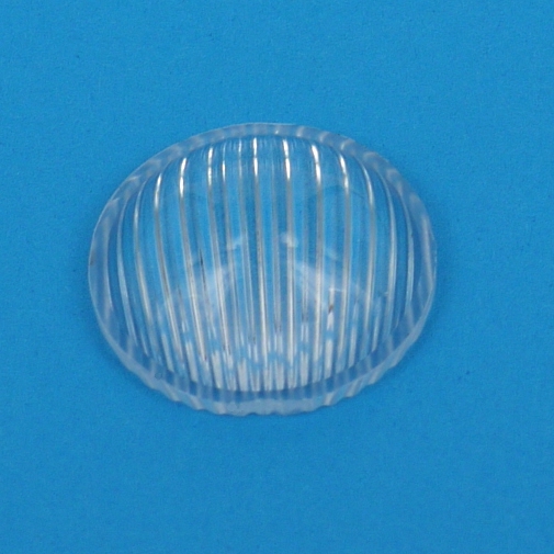 Lente condensatore parabolico prismatico per illuminazione led  Ø 20 mm 
