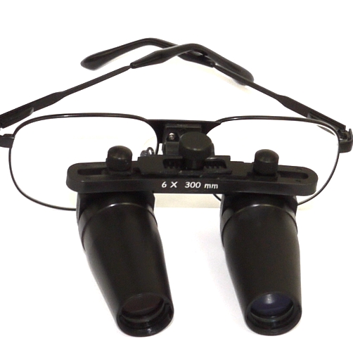 NUOVI occhiali ingrandenti prismatici 6X distanza di lavoro 380mm