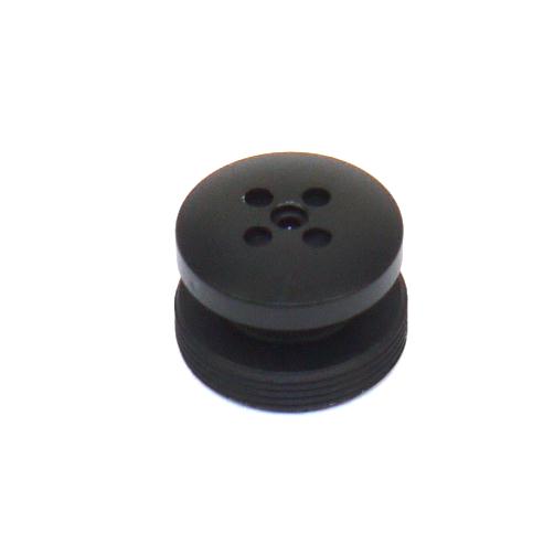 Obiettivo mimetico a forma di bottone per telecamera CCTV passo S mount 3.7mm IR