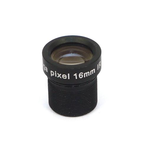 Obiettivo telecamera CCTV passo S mount (12mm) f 16 mm MP IR tele