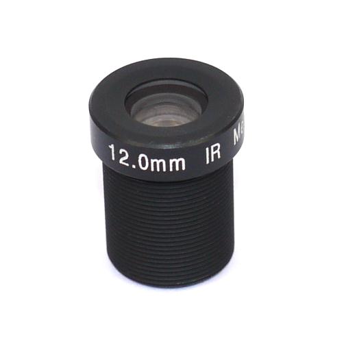 Obiettivo telecamera CCTV passo S mount (12mm) f 12 mm 5 MP IR tele