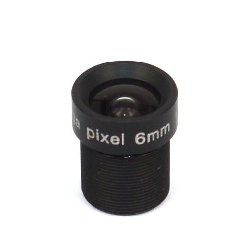 Obiettivo telecamera CCTV passo S mount (12mm) f 6 mm MP IR 1/2'' pollice
