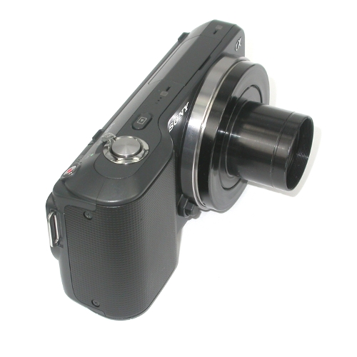 NIKON N1 (V1,J1...) mount RACCORDO diretto 30mm per FOTO MICROSCOPIO microscope