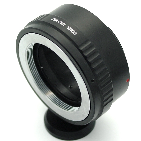 SONY NEX E mount adattatore raccordo per ottiche M42x1 con attacco x cavalletto