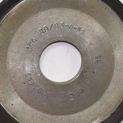 Mola a tazza diamantata a grana fine per macchine utensili Ø 125 mm 