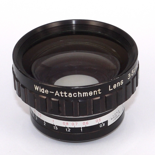 AGGIUNTIVO GRANDANGOLARE originale FUJI PHOTO  Ø 3.5cm Wide-Attachment Lens