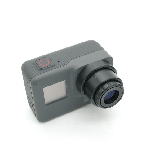 Videocamera GoPro HERO 5 modificata con obbiettivo odontoiatrico