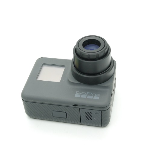 Videocamera GoPro HERO 5 modificata con obbiettivo odontoiatrico